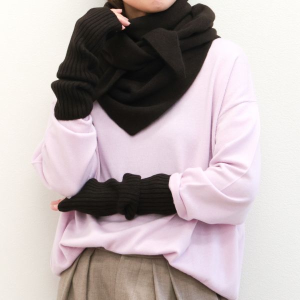 ASAUCE MELER アソースメレ ストール 三角形 トライアングル 大判